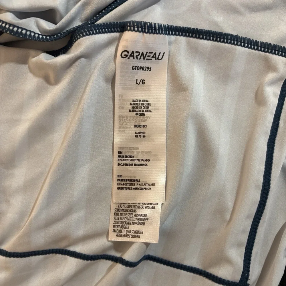Louis Garneau Sport Fit Cycling Jersey Men's Size L Backroads Full Zip NWT!
